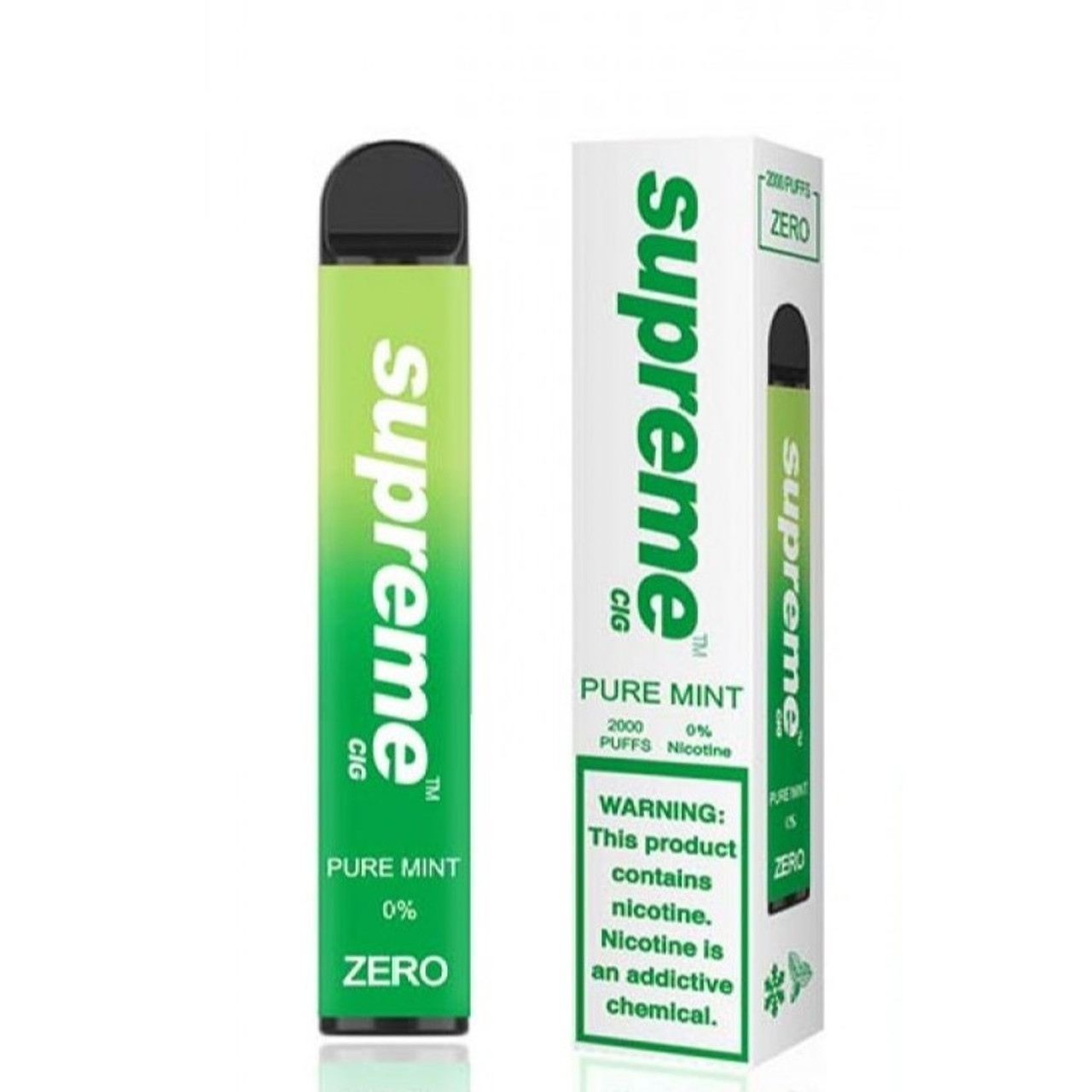 Supreme Zero Disposable Vape – 0% Nicotine